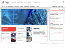 Tablet Screenshot of ism.mitsubishielectric.fr